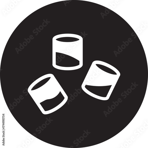 marshmallow glyph icon