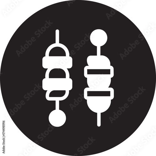 brochette glyph icon