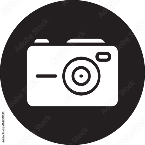 camera glyph icon
