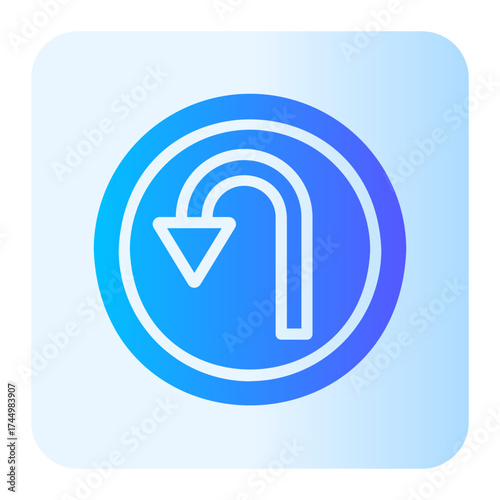 directions gradient icon