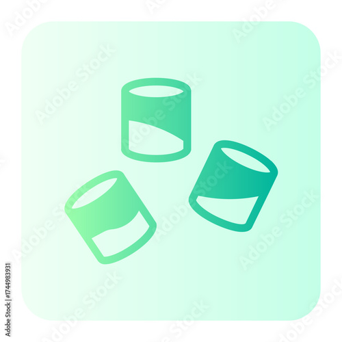 marshmallow gradient icon