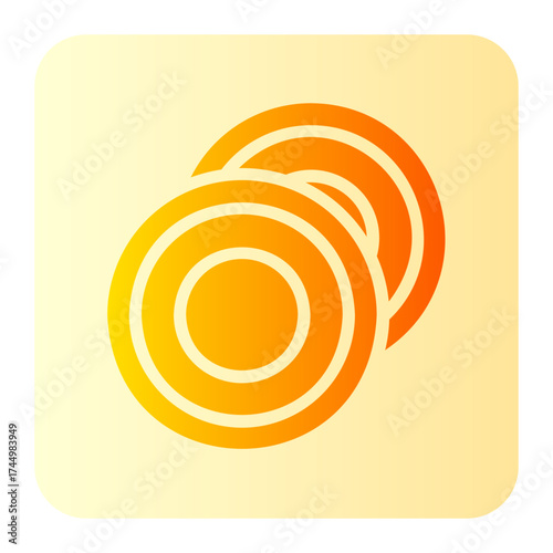 plate gradient icon