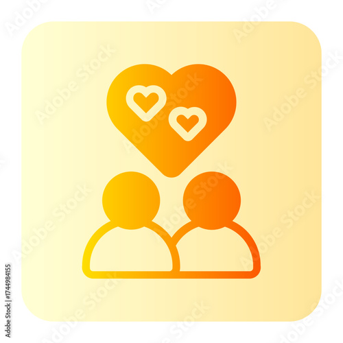 couple gradient icon