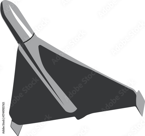 Shahed military drone icon. Aircraft type drone.