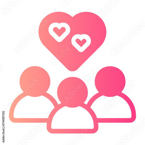 family gradient icon