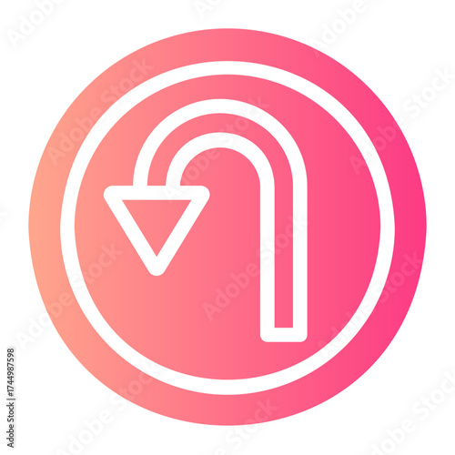directions gradient icon