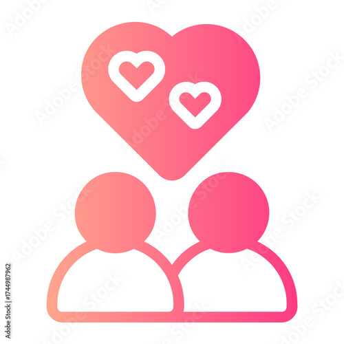 couple gradient icon