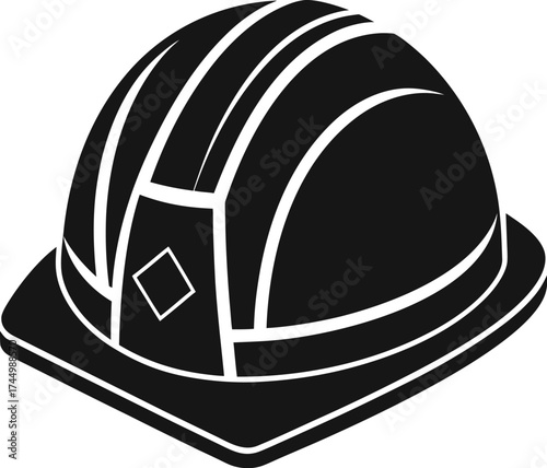 vector illustration of a helmet