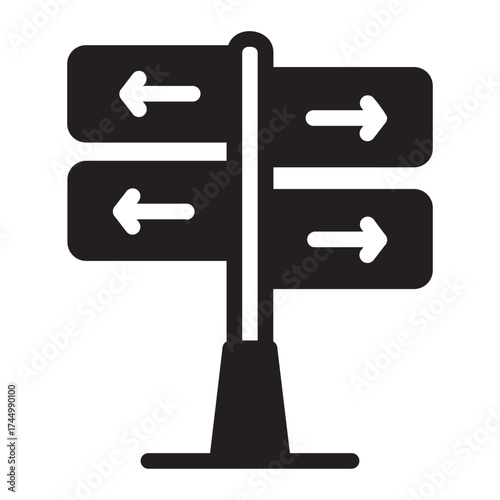 direction glyph icon