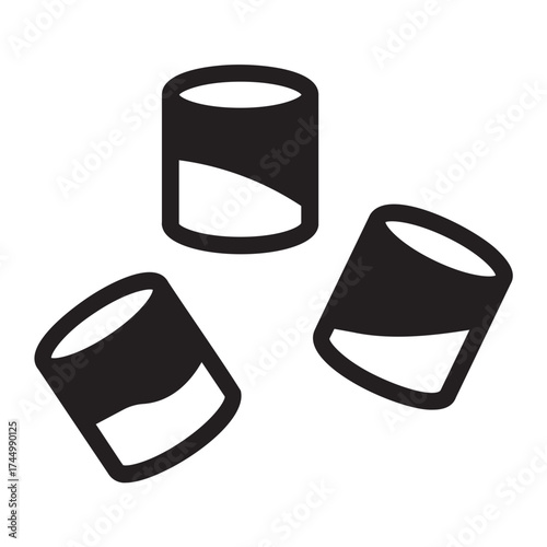 marshmallow glyph icon