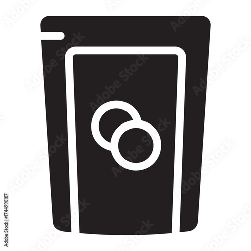 snacks glyph icon