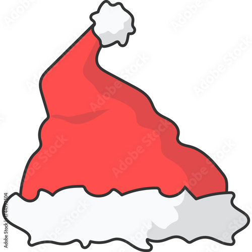 Santa Clause Hat llustration