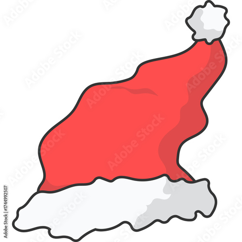 Santa Clause Hat llustration