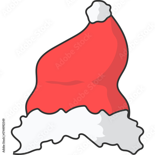 Santa Clause Hat llustration