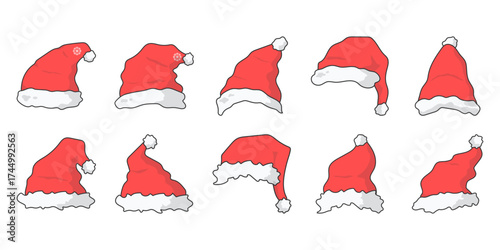 Santa Clause Hat llustration