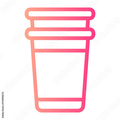 cup gradient icon
