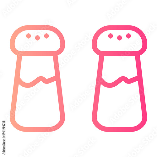 salt and pepper gradient icon