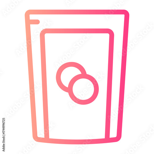 snacks gradient icon