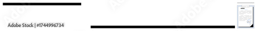 Black horizontal lines parallel to each other with a compact diagram on the side. Ideal for structure, minimalism, modern layouts, balance, clarity, hierarchy, simplicity, clean flat metaphor