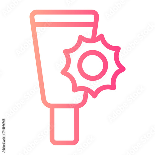 sunscreen gradient icon