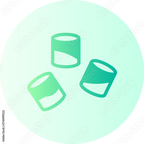 marshmallow gradient icon
