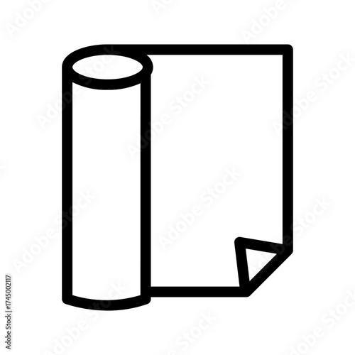 plastic wrap icon. Thin Linear, Regular and Button Style Design Isolated On White Background