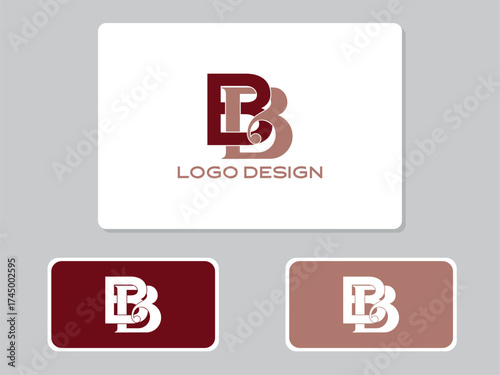 Modern BB monogram logo design for branding, business identity, and professional use