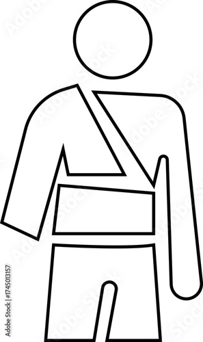 Rehabilitation Icon Physical Therapy, Recovery, Exercise, Health, Medical Treatment, Patient Care, Wellness, and Body Healing Symbols in Modern Vector Style, walker, physiotherapy, exercise band