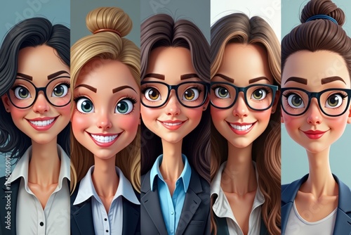 Business Professionals Transformed into Diverse Avatar Characters Representing Various Industries
