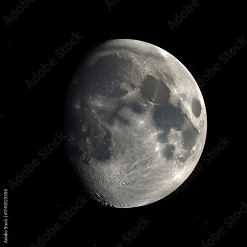 full moon over the earth