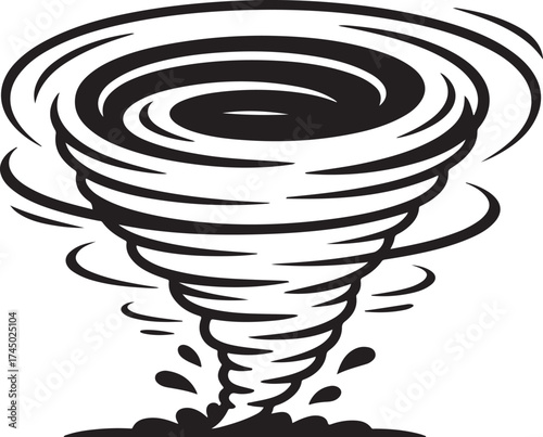 Whirlwind Tornado Swirls Twisting Danger Spinning Storm Disaster Climate Change