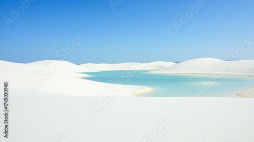 Lençóis Maranhenses National Park Maranhão White Sand Dunes Filled with Turquoise Lagoons