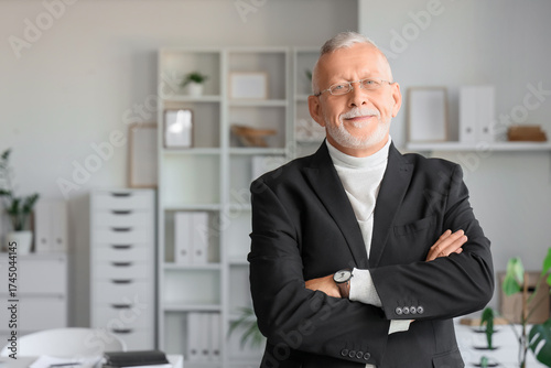 Portrait of senior business...