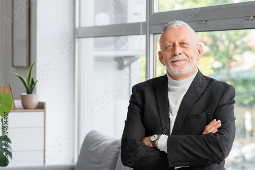 Portrait of senior business...