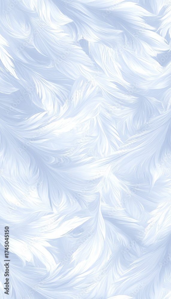 Obraz premium Delicate Acrylic Painting Texture in Soft White and Pale Grey Tones with Abstract Brushstrokes