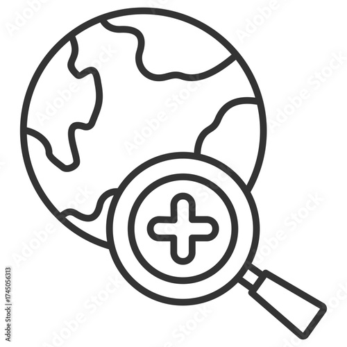 Explore Outline Icon