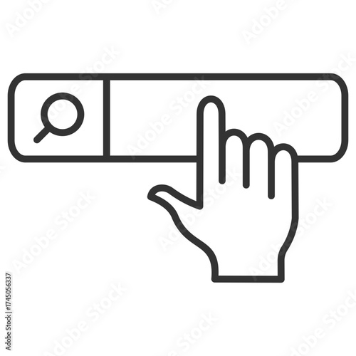 Search Bar Outline Icon