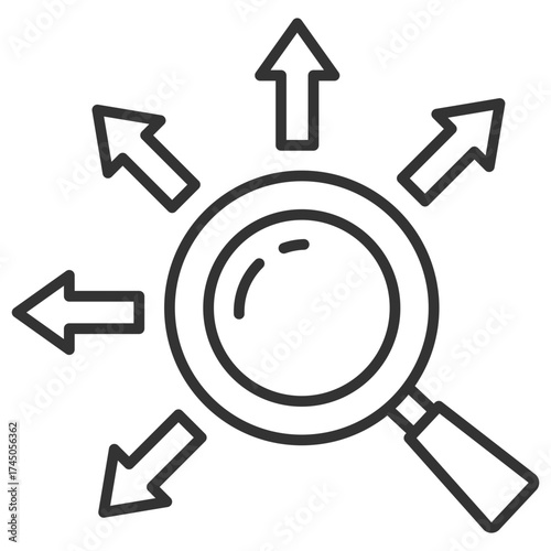 Look For Outline Icon