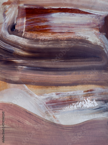 MODERN VIOLET ABSTRACT ARTWORK