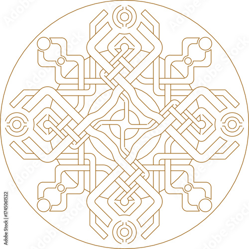 sketch vector illustration silhouette design mandala anagram classic vintage ethnic abstract modern 