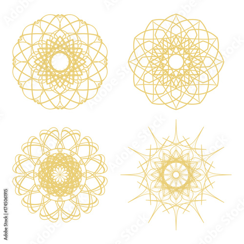 Set of abstract shapes