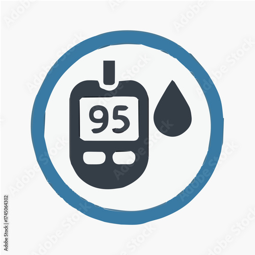 World Diabetes Day Solid Minimal Vector