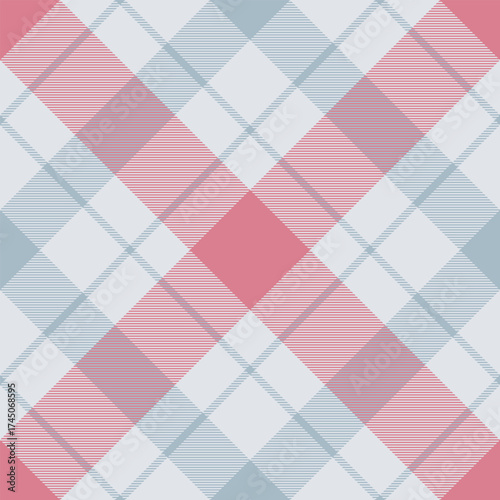 Elegant tartan pattern in pastel colors. Seamless plaid texture for textile design, backgrounds, wrapping, or fashion. Versatile  timeless backdrop.