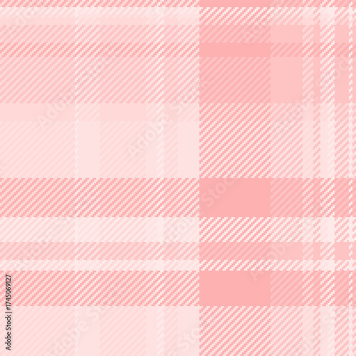 Delicate blush pink plaid pattern.  Soft, subtle texture ideal for backgrounds, textiles, or fashion designs.  Evokes feelings of gentleness and serenity.