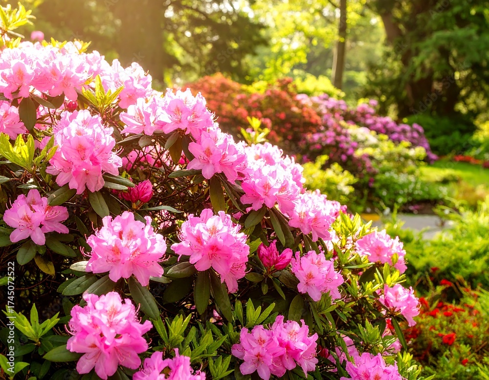 Obraz premium Spring flowers in a garden