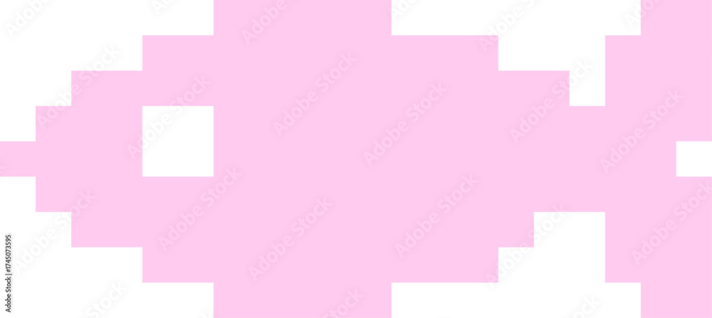 Obraz premium Pixel Art Fish