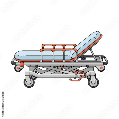 Medical Stretcher - Essential Equipment for Patient Transportation.