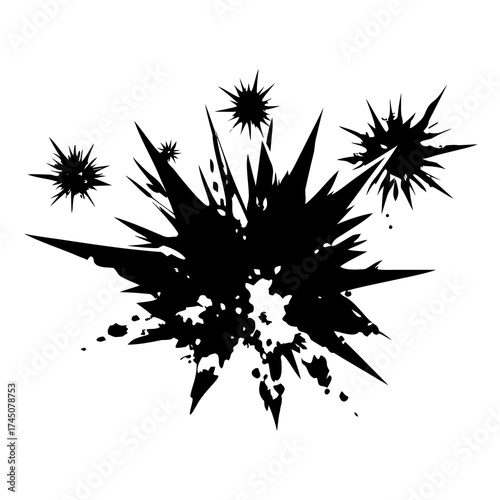 black and white abstract background