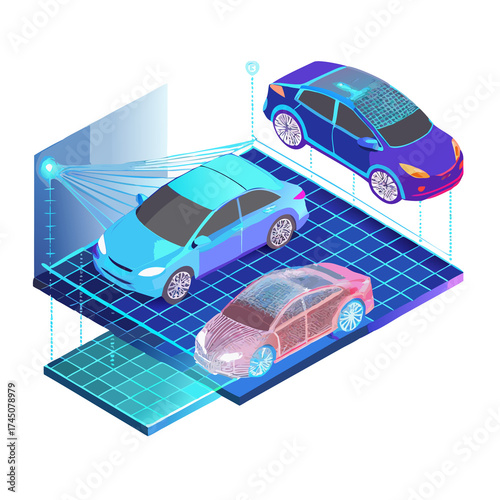 car and map