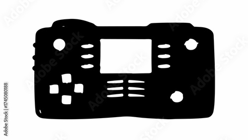 Capturing moments with a retro digital camera icon for modern storytelling and design projects.